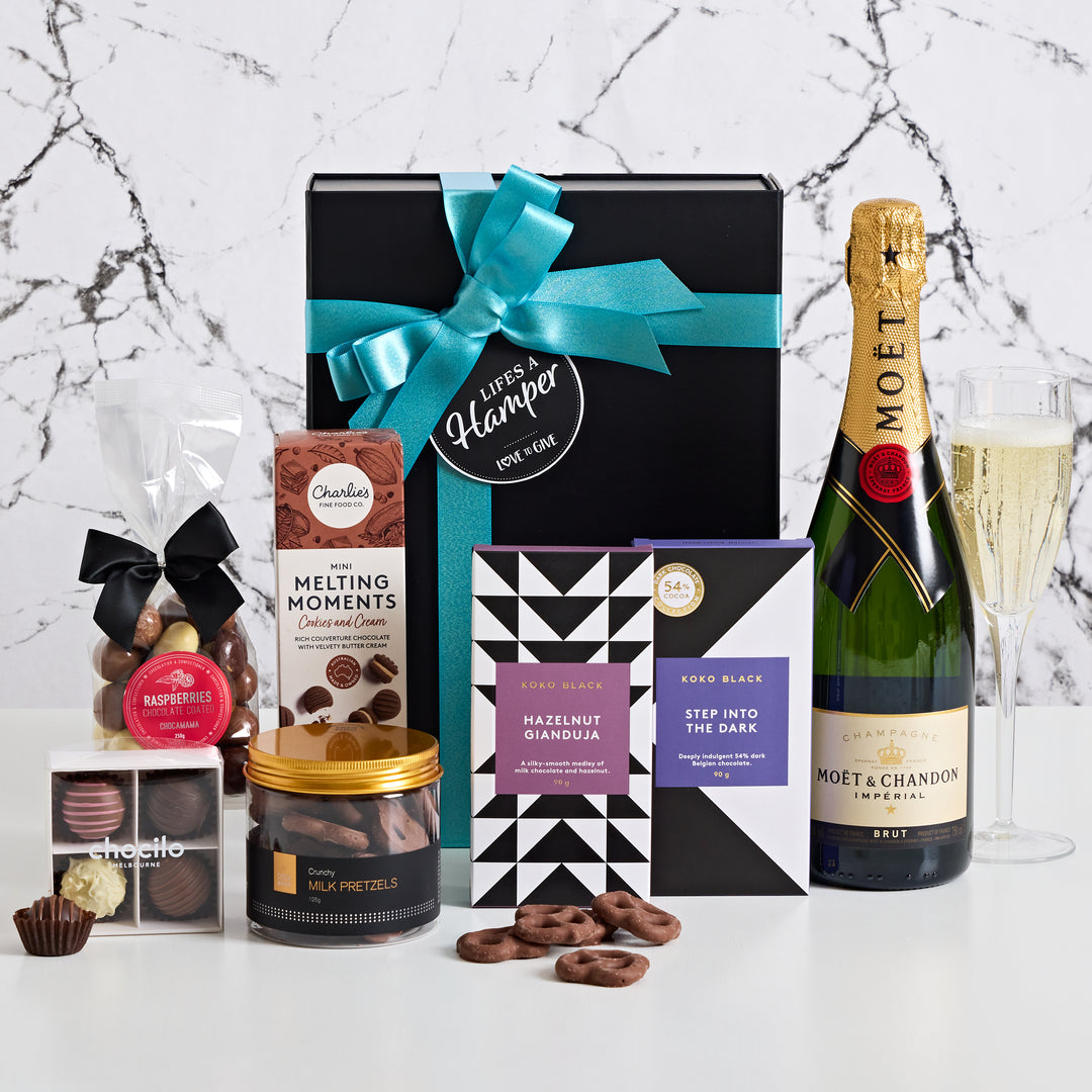 Moet & Chandon Champagne and Chocolates Hamper