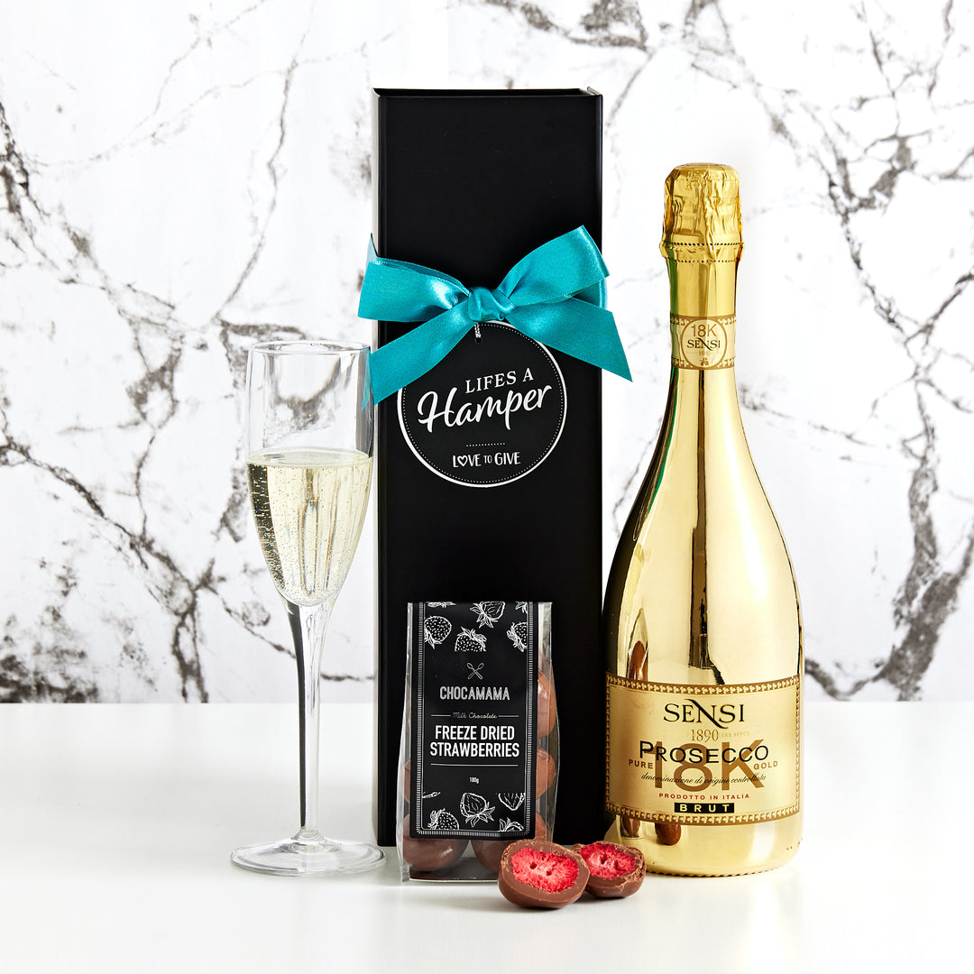 Sensi Prosecco and Strawberries Gift Hamper
