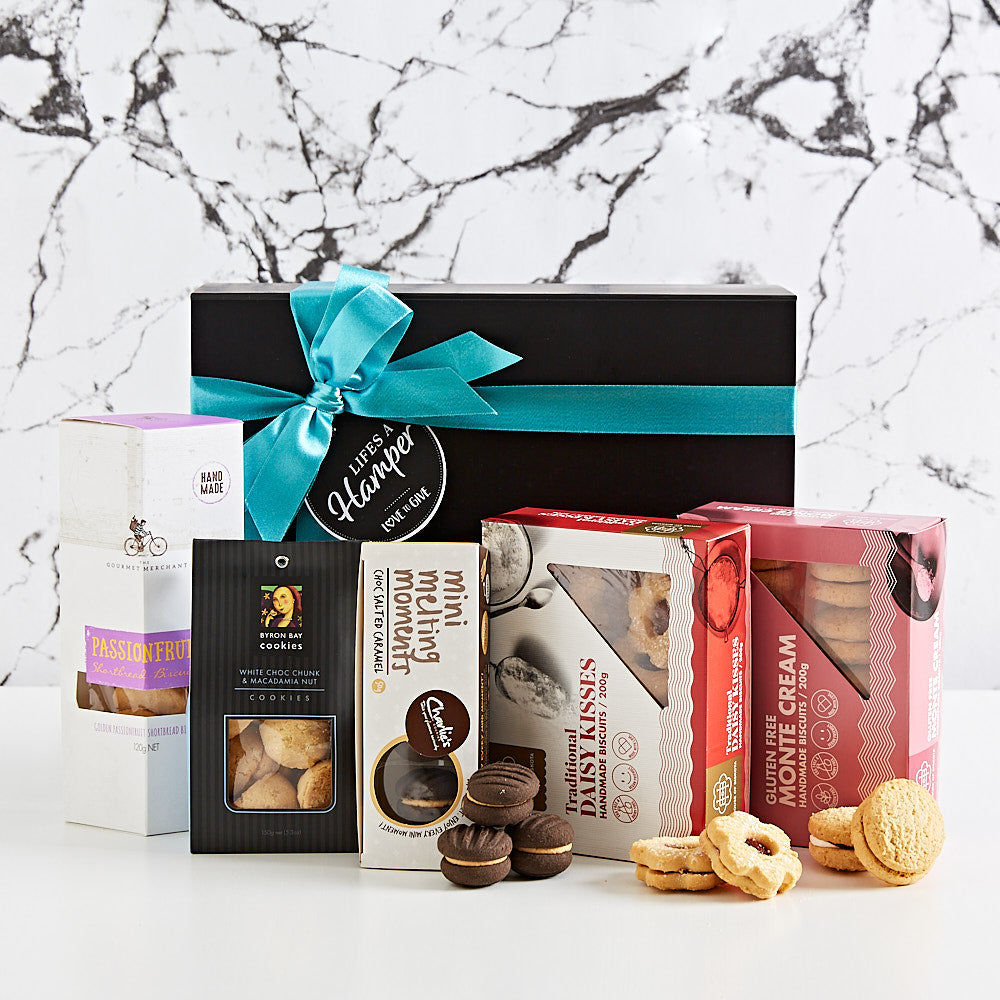 Australian cookie gift box is filled with a wonderful selection of cookies around Australia. 