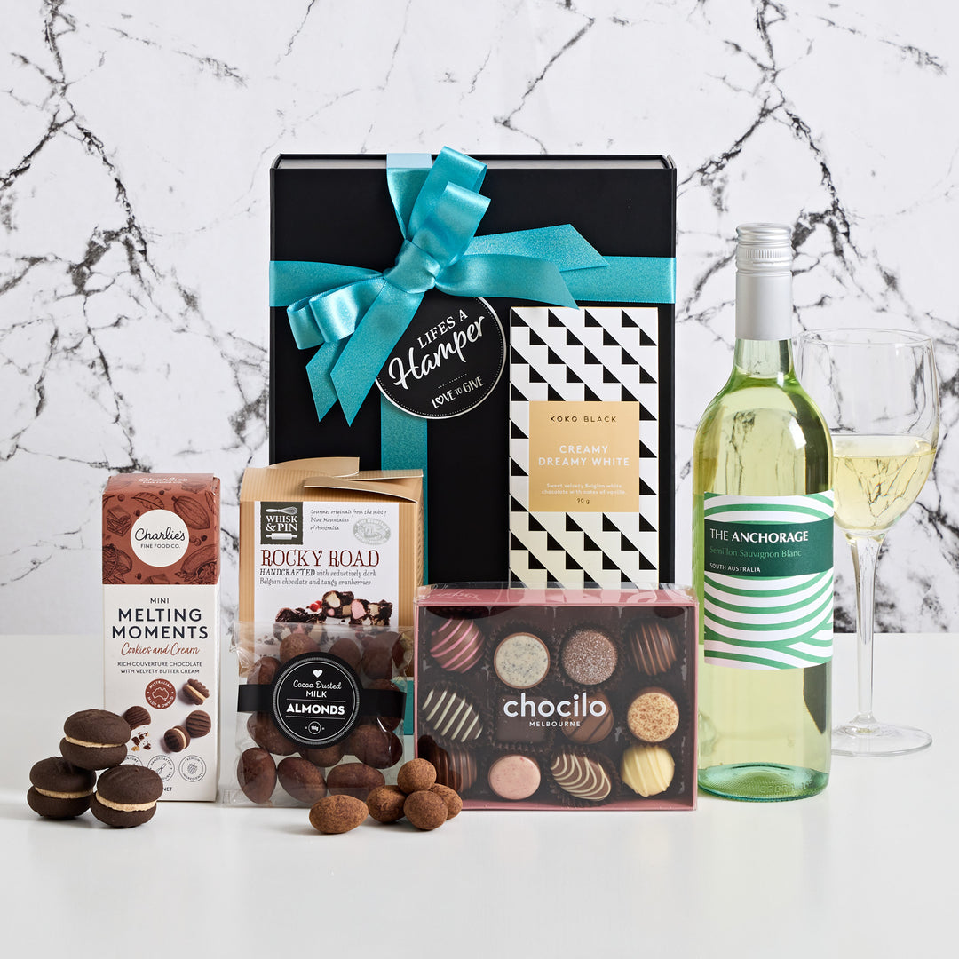 White Wine and Chocolates Hamper