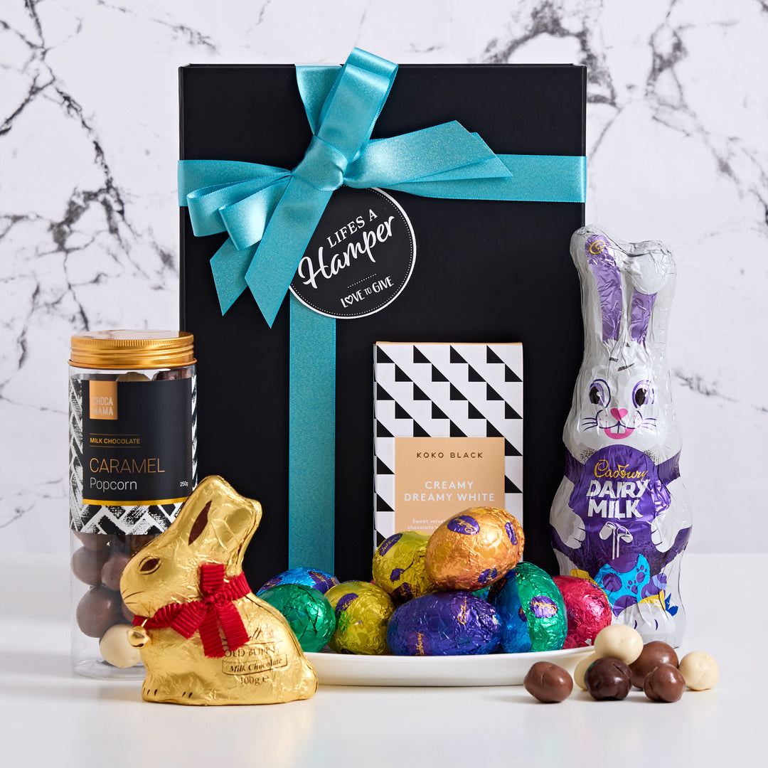 EASTER GIFT HAMPERS, A JOYFUL WAY TO SAY HAPPY EASTER.