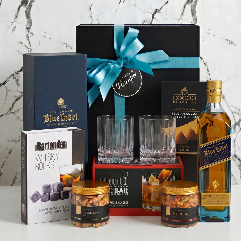 Johnnie Walker Blue Label Hamper – Lifes A Hamper