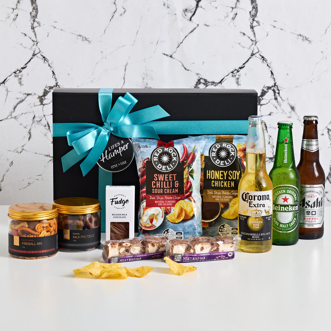 International Beer Hamper makes a great Father's day gift.