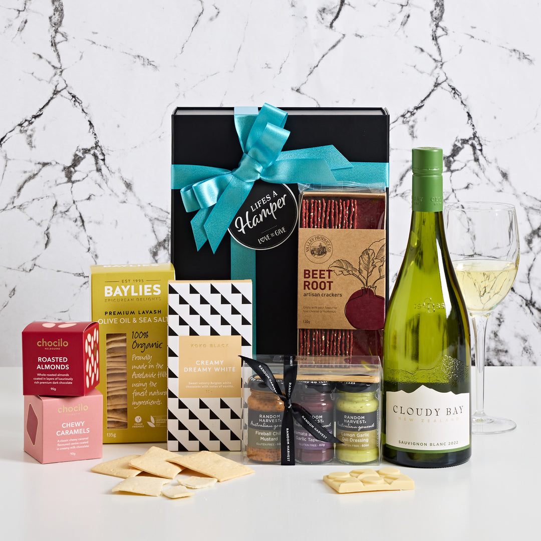 Foodies Choice with White Wine Hamper